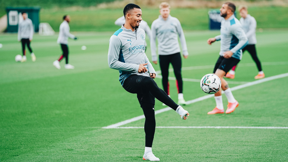 BRAZILIAN MAGIC : Gabriel Jesus has been one of the stars of 2021/22 so far