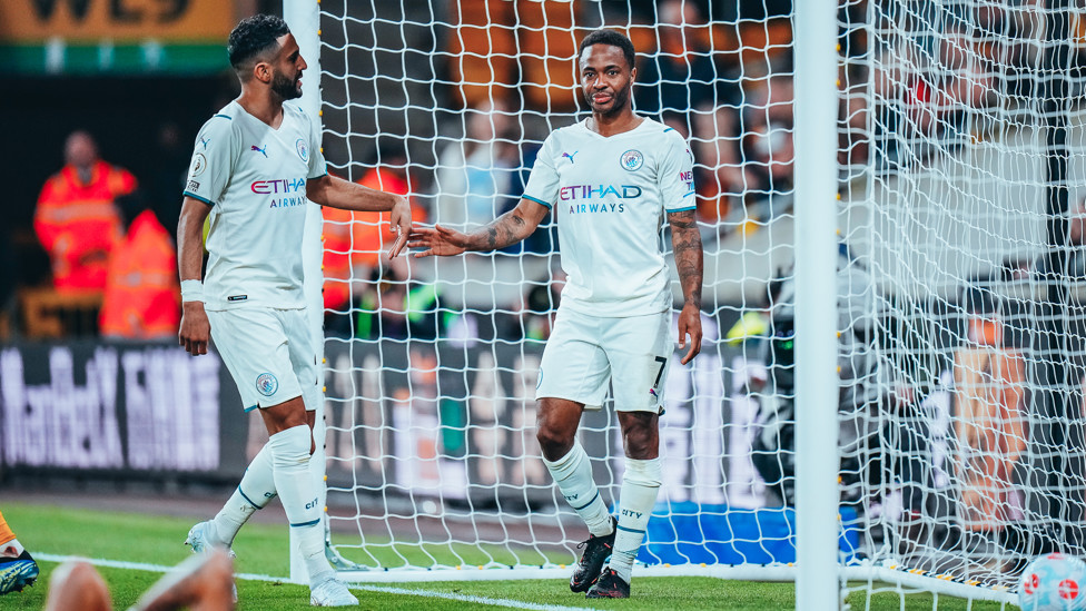 STERLING JOB : Raheem taps in a late fifth.