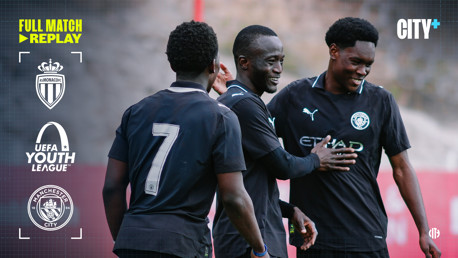 Full-match replay: Monaco v City - UEFA Youth League