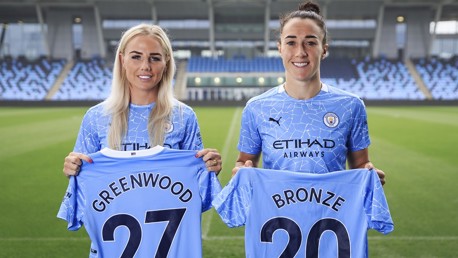 Greenwood and Bronze meet the press