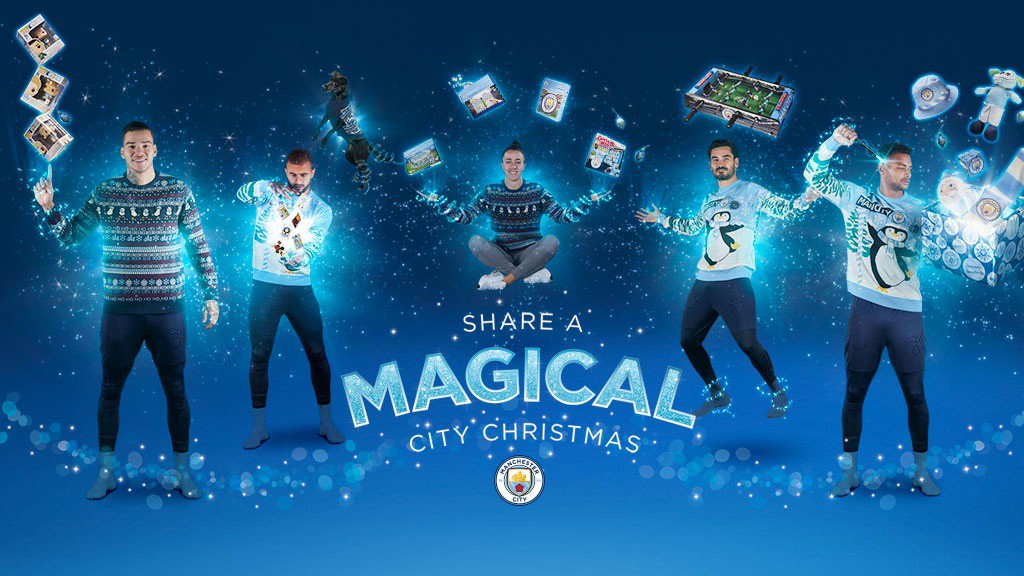 man city christmas sweater