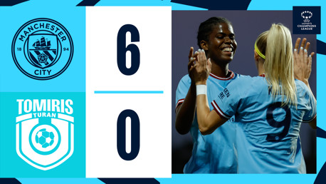 City 6-0 WFC Tomiris-Turan: UEFA Women's Champions League highlights