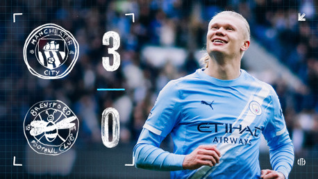 City 3-0 Brentford: 2-minute highlights