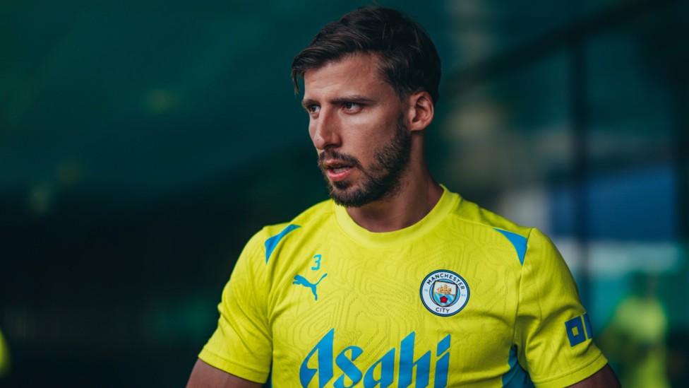 CENTRE OF ATTENTION: Ruben Dias steps out ahead of Monday's session.