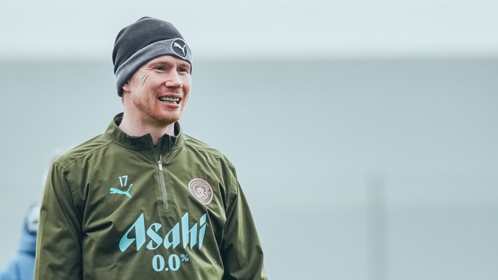 KING KEV : The Belgian wraps up warm