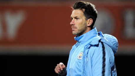 DRIVING FORCE: Under-18s manager Gareth Taylor