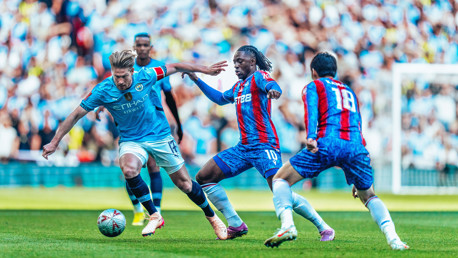 KING KEV: Charging forward.
