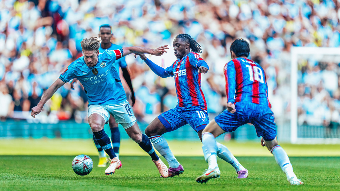 KING KEV: Charging forward.