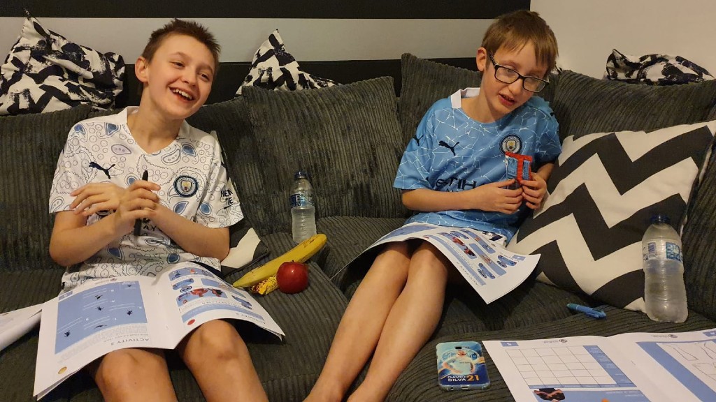 LEARNING CURVE: These youngsters made the most of February half term with the aid of our soccer packages