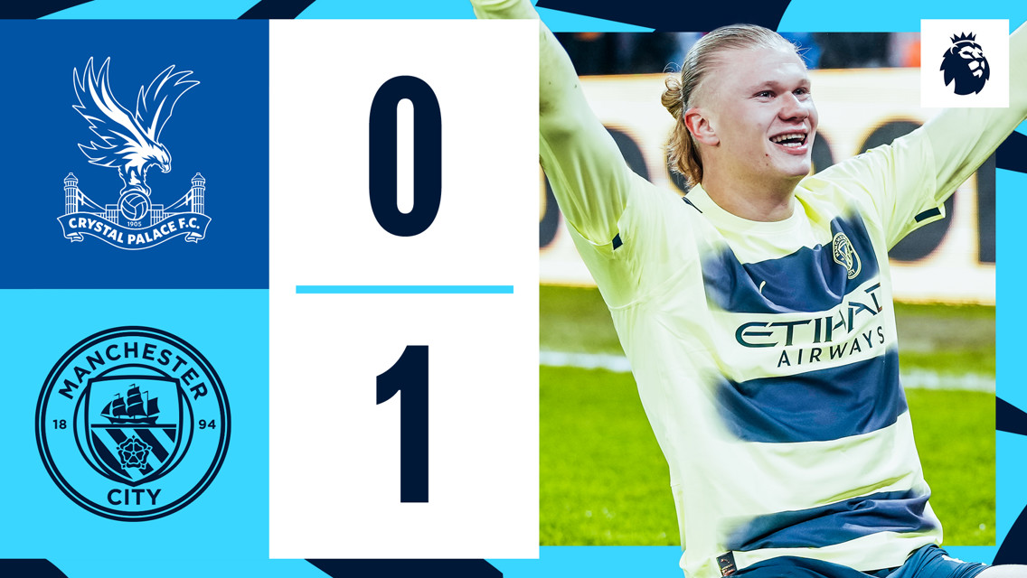 Crystal Palace 0-1 City: Cuplikan singkat