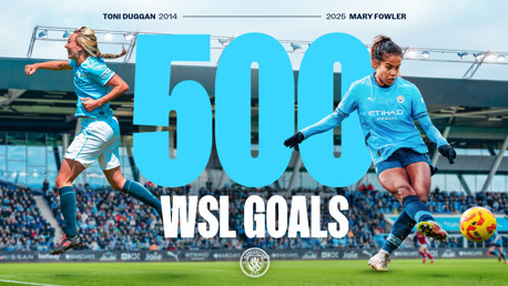 City hit 500-goal WSL landmark