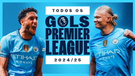 Assista: Todos os gols do City na Premier League 2024/25