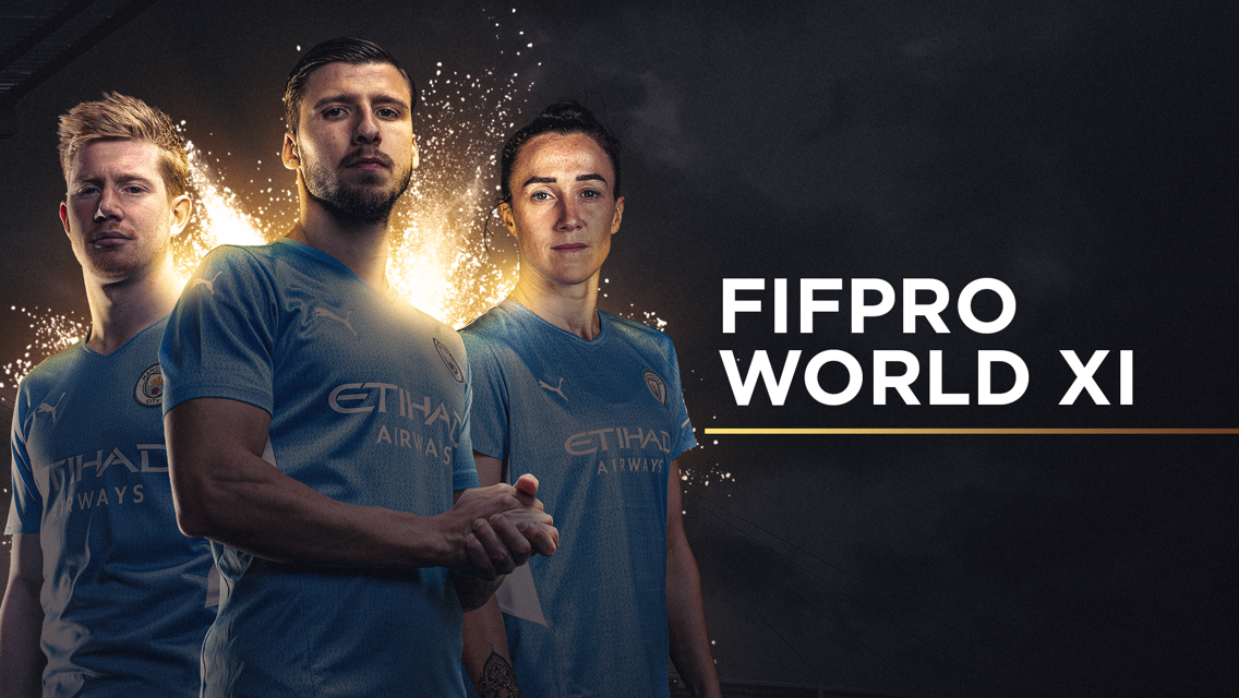 Kevin De Bruyne, Rúben Dias y Lucy Bronze incluídos en los FIFPRO World XI 2021