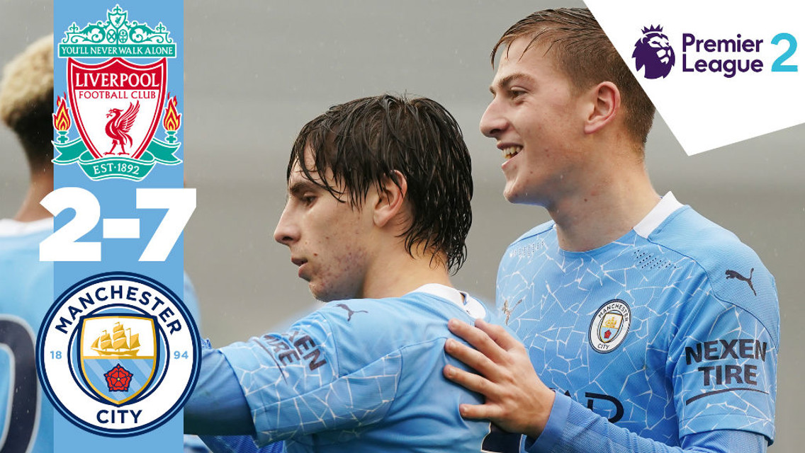 Highlights: Liverpool U23s 2-7 City EDS