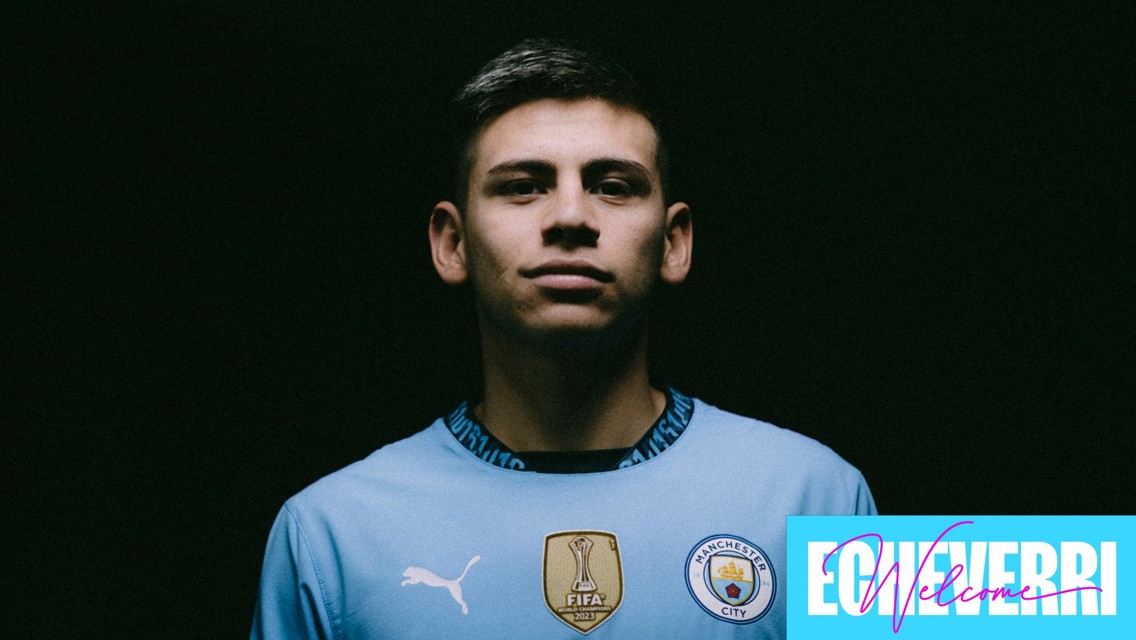 Gallery: Echeverri’s first day at City!