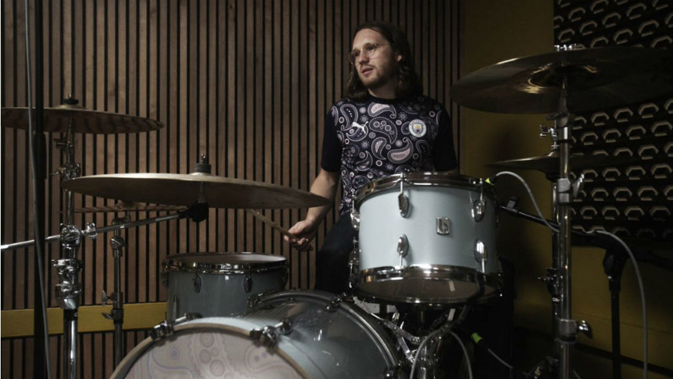 GET IN THE SWING: Joe Donovan sports another part of our new Third Kit range