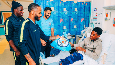 City spread festive cheer at Manchester hospitals