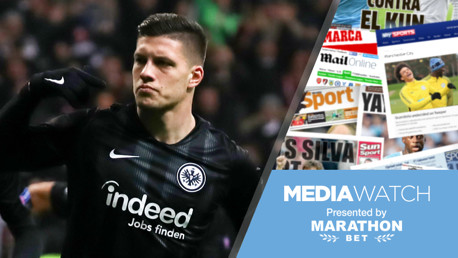TARGET?: Eintracht Frankfurt striker Luka Jovic