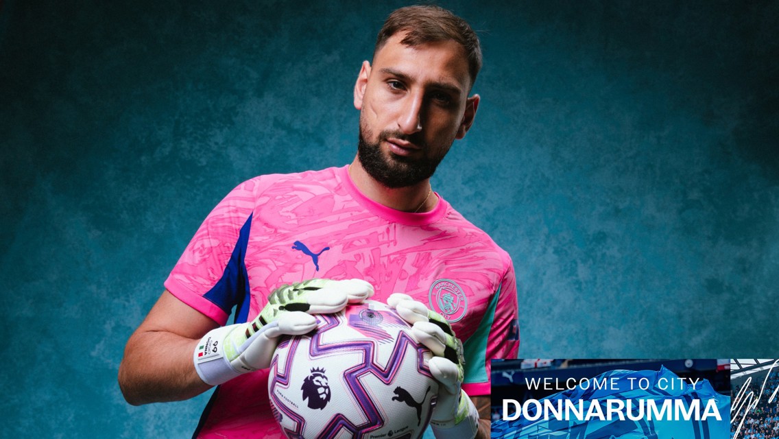 I’m so proud Pep wants me at City, says Donnarumma