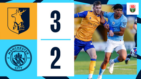 Mansfield Town 3-2 City EDS: Highlights