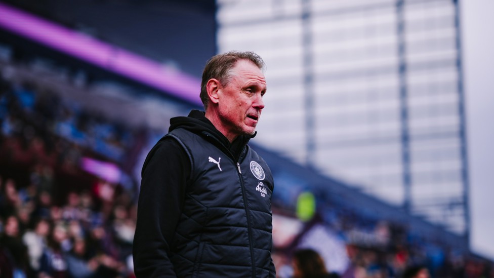 LOOKING FOR MORE : Andrée Jeglertz looking on for a City opener