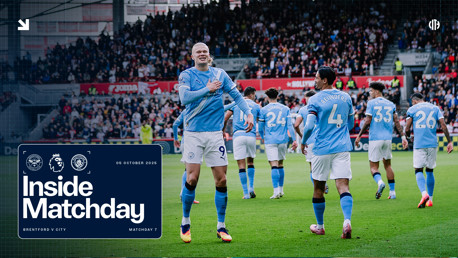 Inside Matchday | Brentford 0-1 City