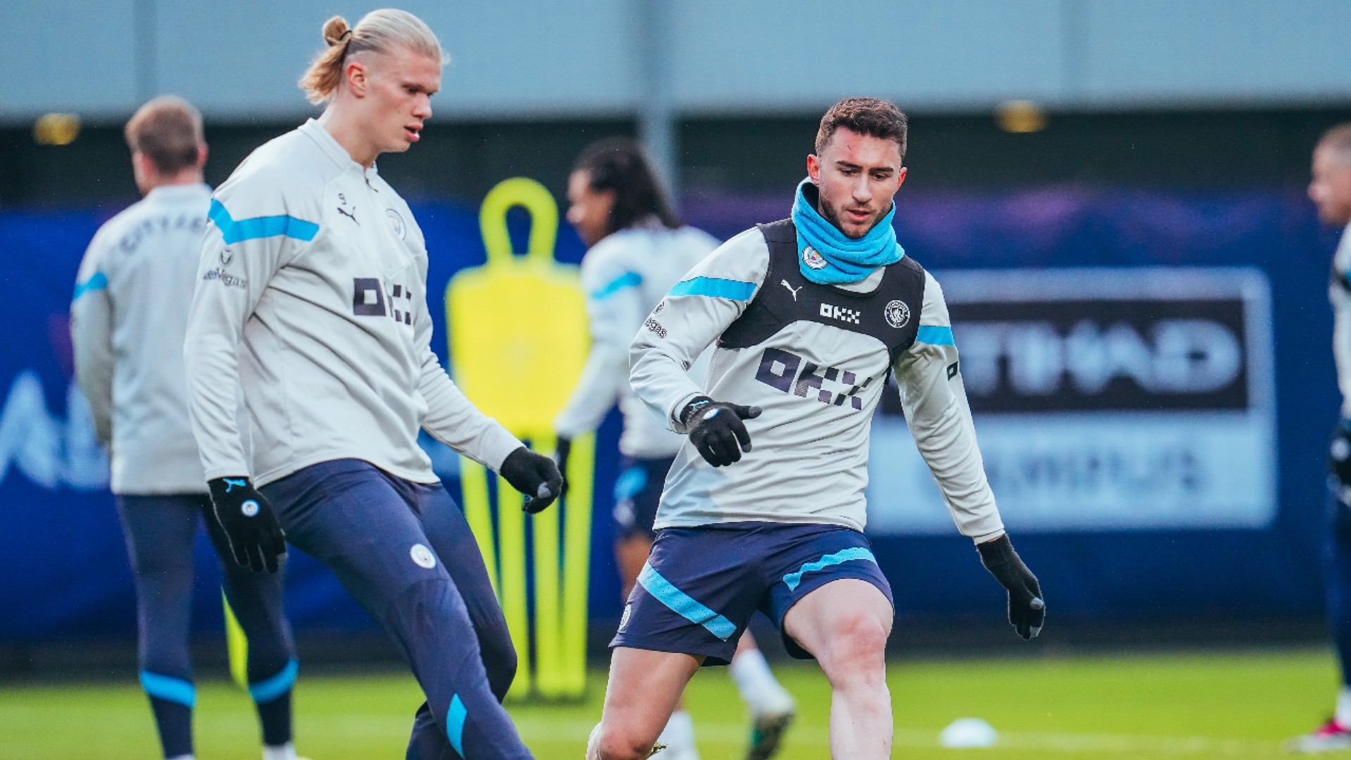 Laporte 'Machine' Haaland saves his goals for games rather than training!