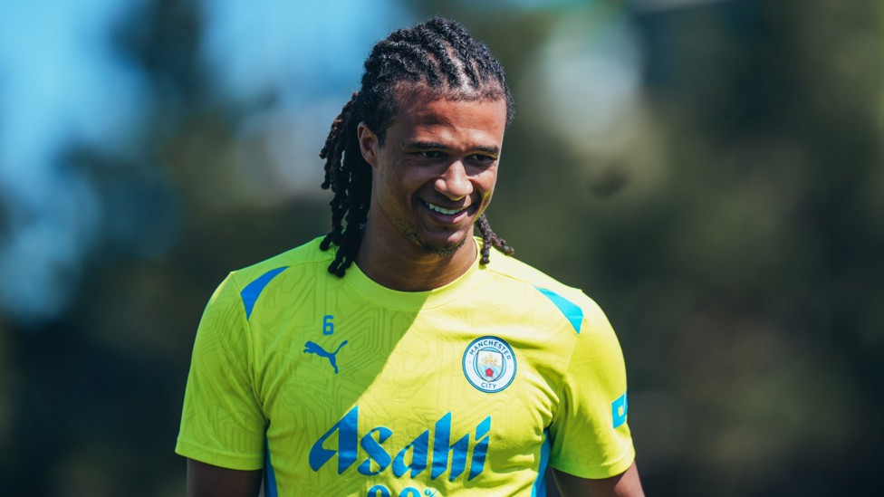 DEFENSIVE DUTIES : Nathan Ake prepares for the next drill