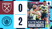 West Ham 0-2 City: resumen amplio