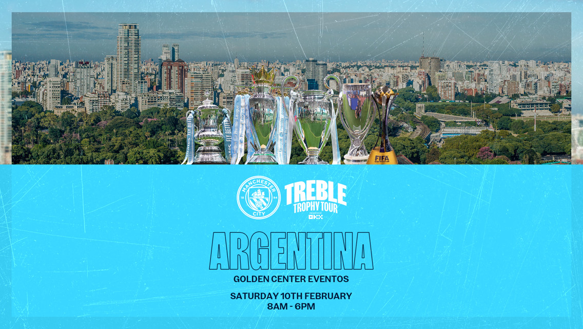 Treble Trophy Tour heads to Buenos Aires 