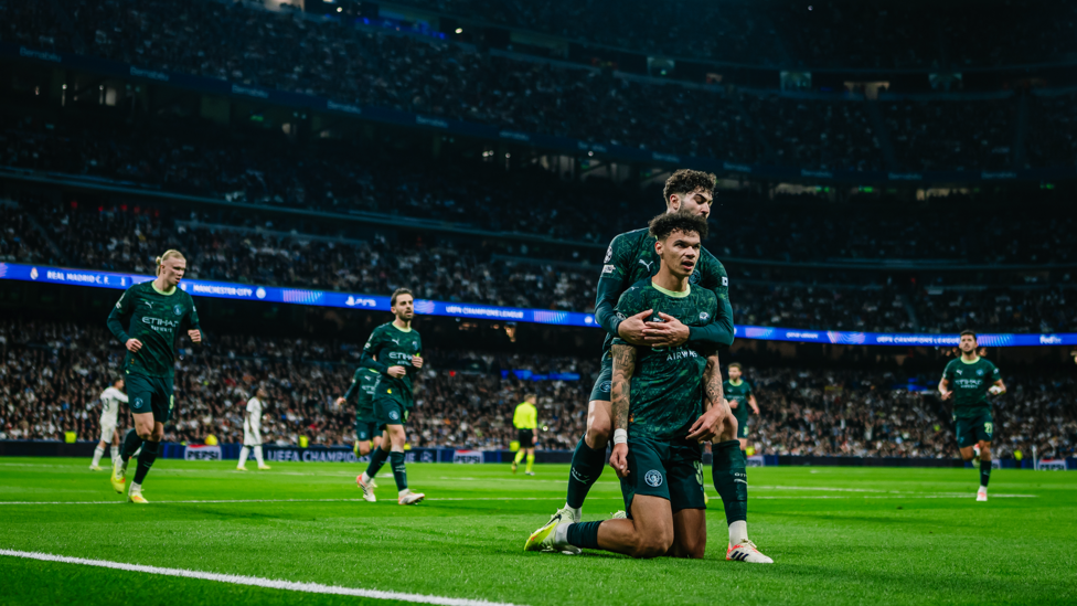 LEVEL BEST: Nico O'Reilly celebrates his equaliser
