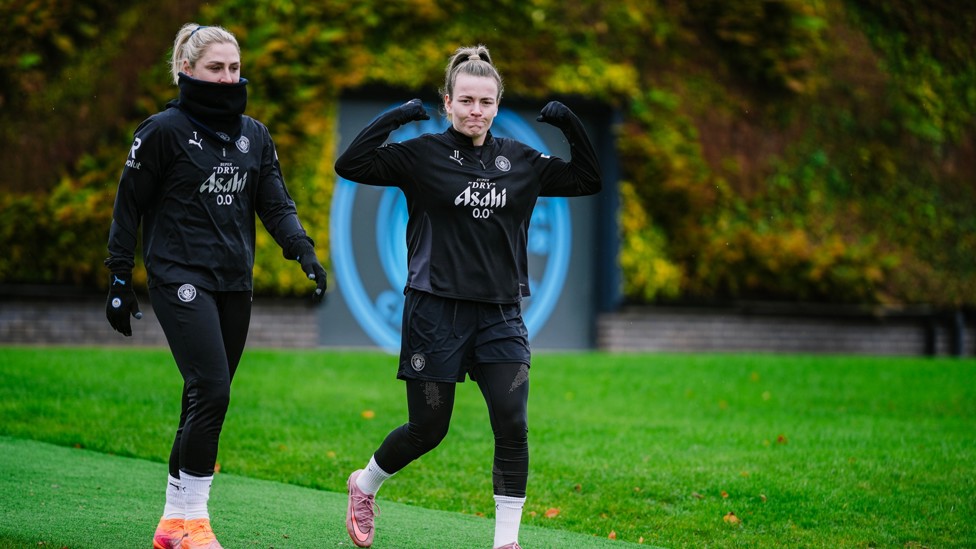 Laura Coombs and Lauren Hemp - champions!