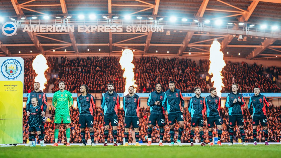 GO TIME  : City's XI hoping to produce fireworks of our own on the pitch.
