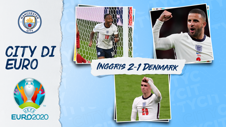 Empat Penggawa City Membantu Menciptakan Sejarah Ketika Inggris Memantapkan Tempat di Final Euro 2020