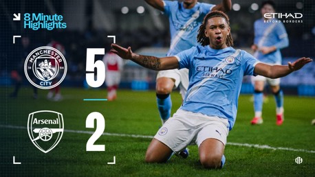 8-minute highlights: City U18s 5-2 Arsenal 
