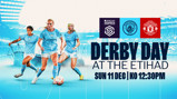 Manchester Women's Derby at the Etihad Stadium Banner