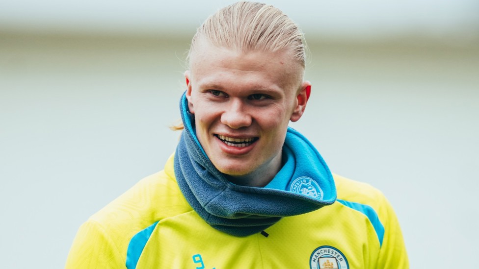 HAPPY HAALAND : Erling gets ready for the big game