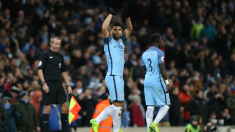 La eficacia de Agüero frente al Burnley