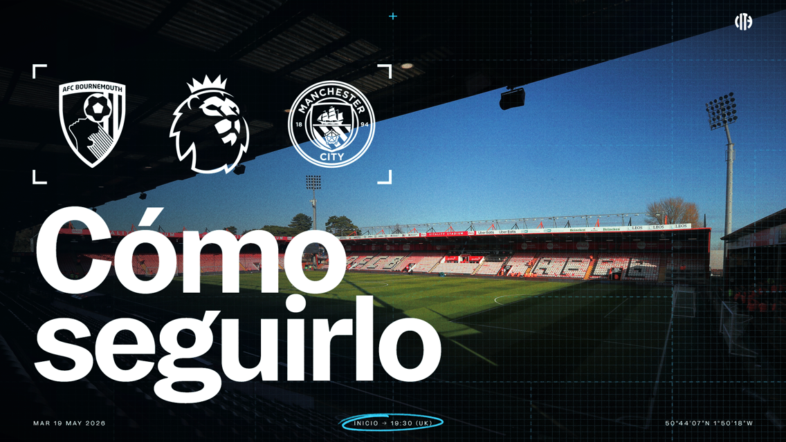 Bournemouth v City: horarios y TV