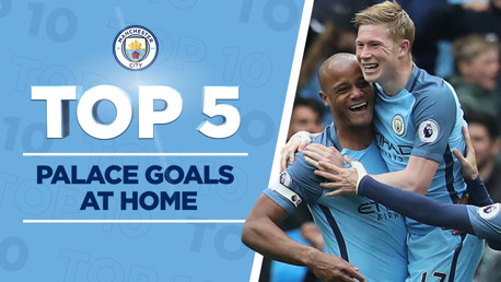 City v Crystal Palace: Lima Gol Terbaik