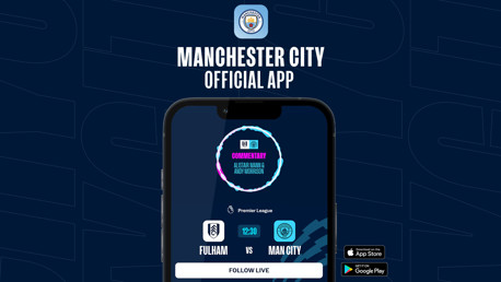 How to follow Fulham v City on our official app