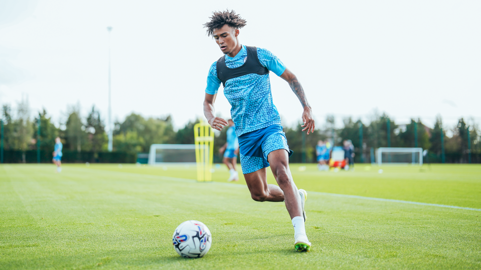 BEST FOOT FORWARD: Kane Taylor turns up the power