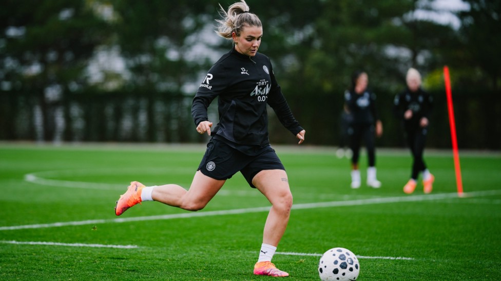 POWER PLAY: Laura Wienroither lets fly.