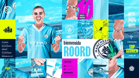 Jill Roord es nueva jugadora del City