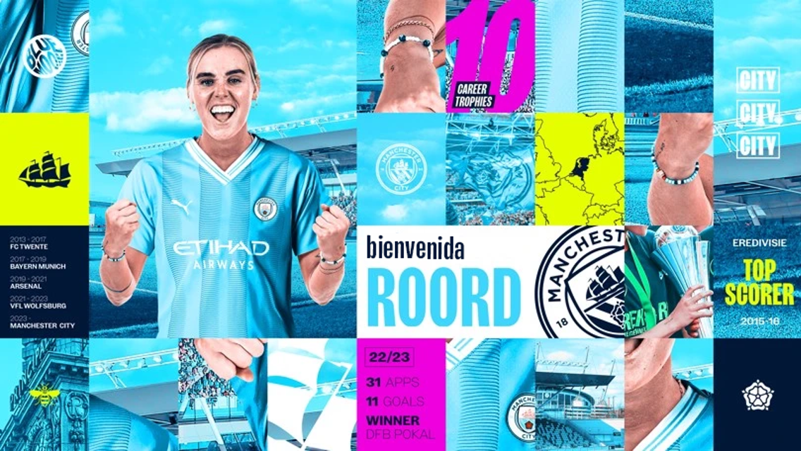 Jill Roord es nueva jugadora del City