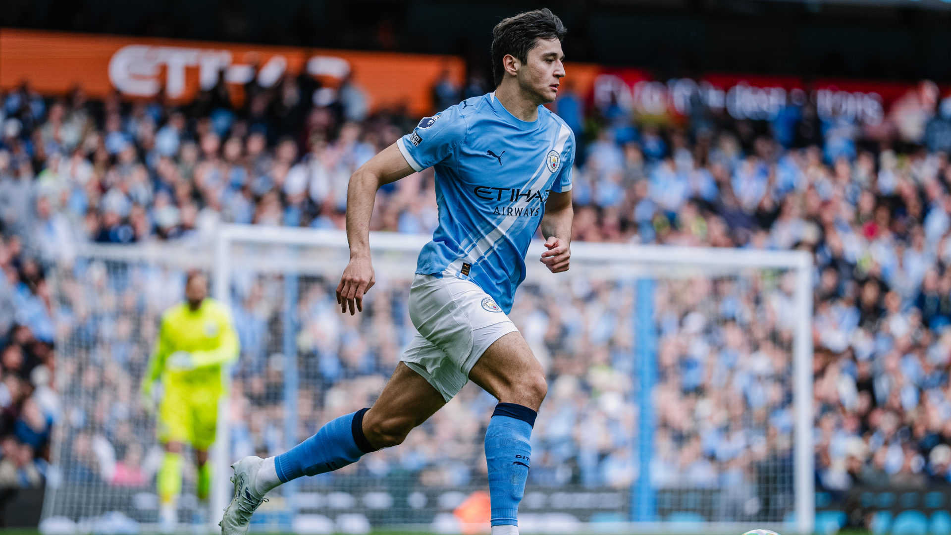 UZBEK WARRIOR: Abdukodir Khusanov gets City motoring.