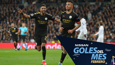 Goles del mes: febrero