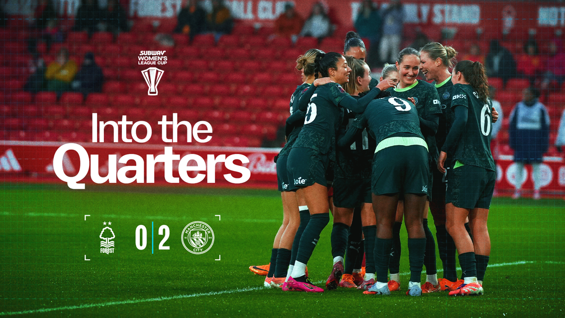 City reach League Cup quarters with professional Forest win