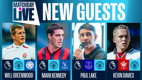 Quartet of star guests coming up on Matchday Live