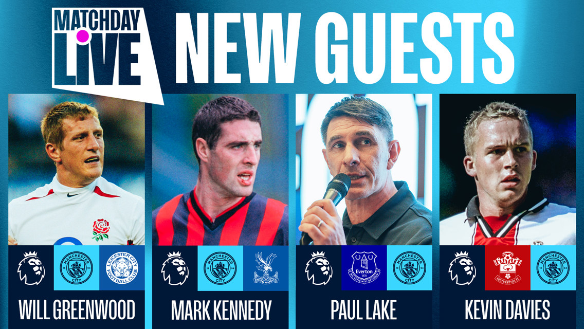 Quartet of star guests coming up on Matchday Live